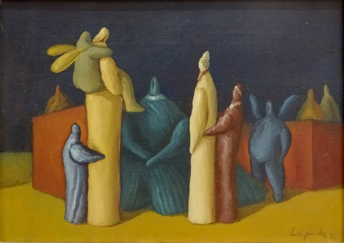 Lapuh Željko 26 x 46 cm - ulje na platnu