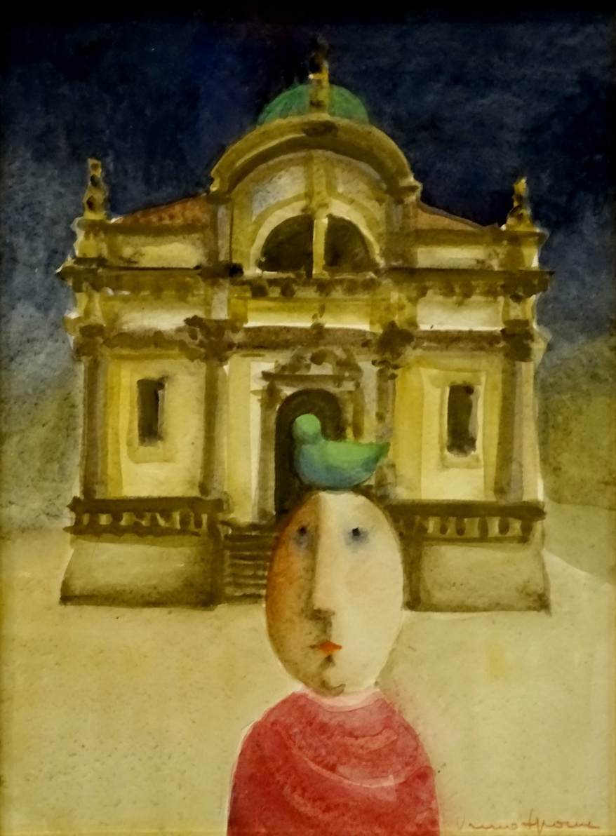 Lipovac Vasko 40 x 30 cm - akvarel - papir