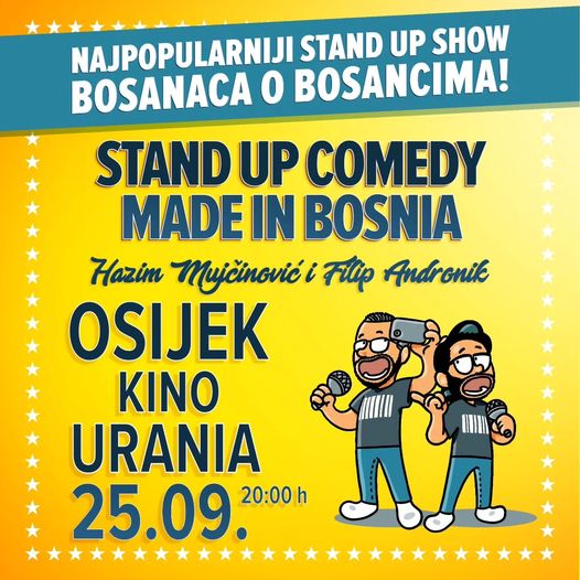 Stand up comedy Made in Bosnia ponovo na turneji u Hrvatskoj (2)