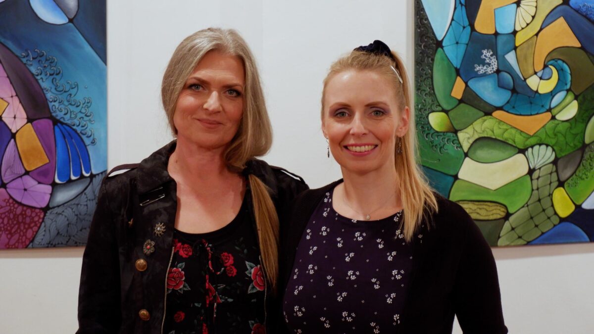 01 Umjetnica Maja Cipek I Kustosica Sonja Švec Španjol