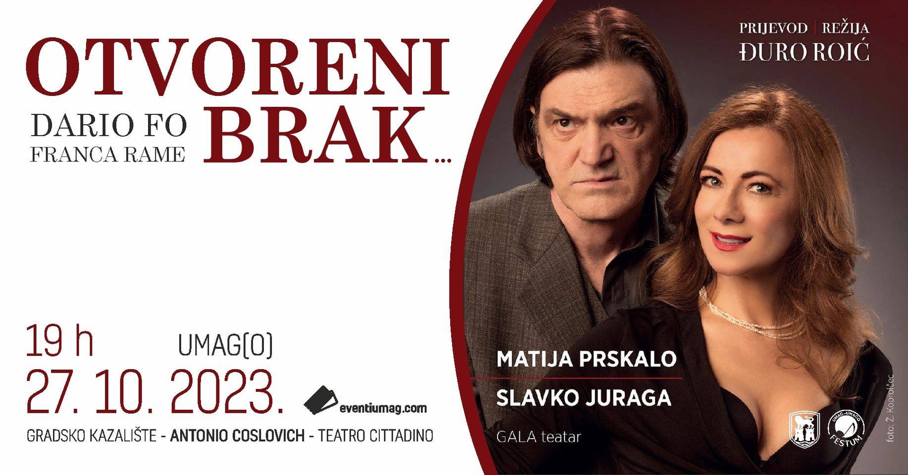 Gala Teatra Iz Zagreba Gostuje U Umagu S Komedijom “otvoreni Brak”