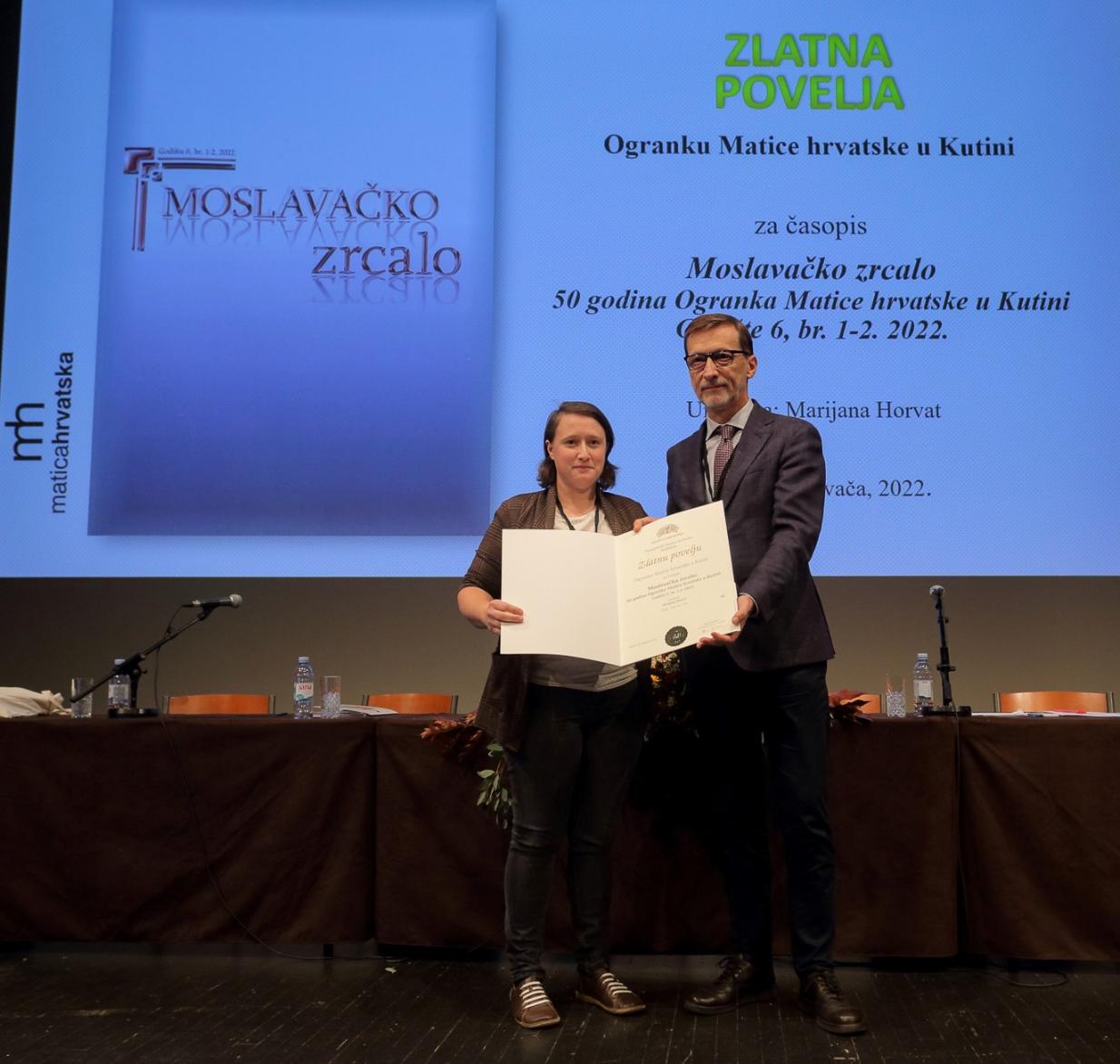 Ogranku Matice Hrvatske U Kutini Dodijeljena Zlatna Povelja (1)