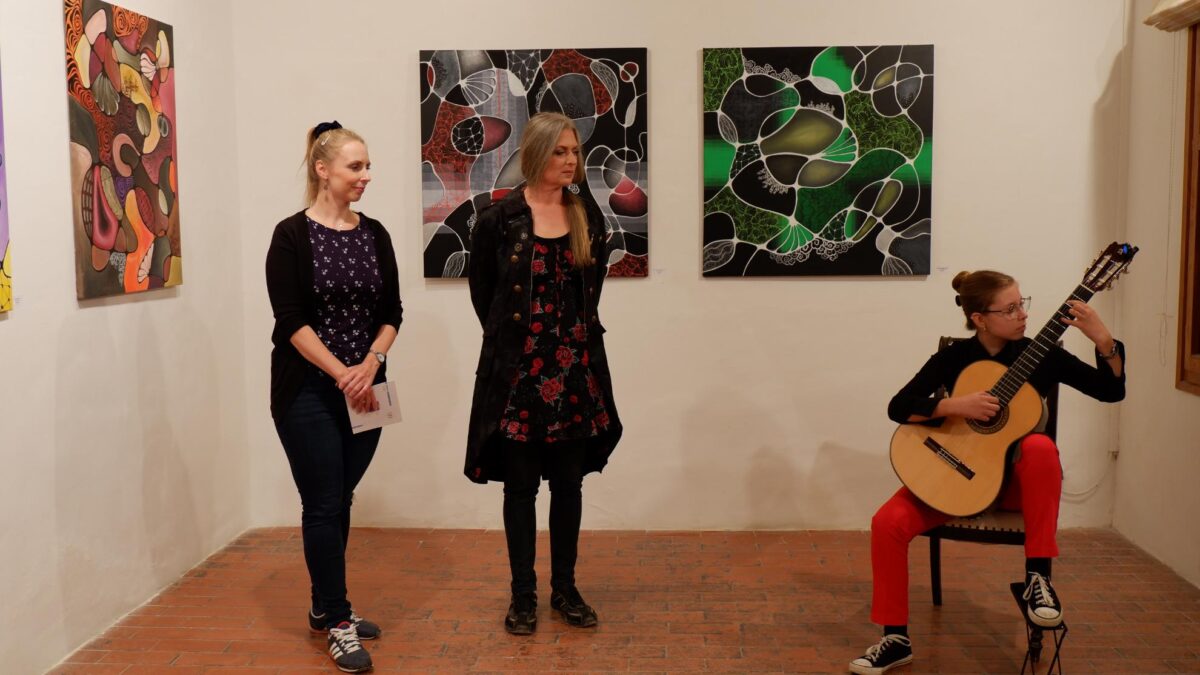 Samostalna Izložba mentalni Vrtovi akademske Umjetnice maje Cipek otvorena Je U karlovačkoj Galeriji Zilik (10)