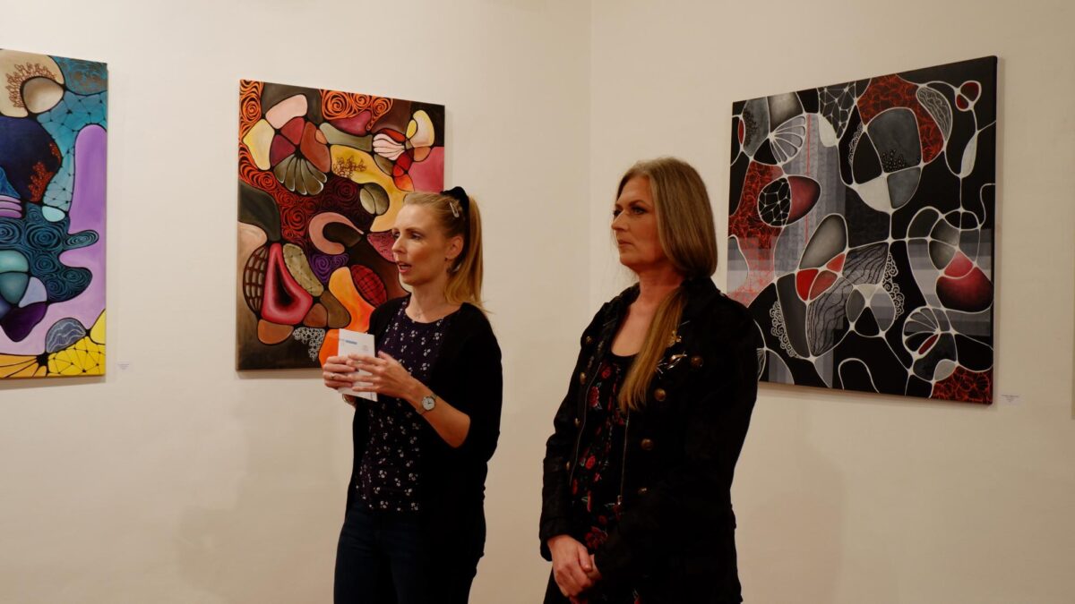 Samostalna Izložba mentalni Vrtovi akademske Umjetnice maje Cipek otvorena Je U karlovačkoj Galeriji Zilik (13)