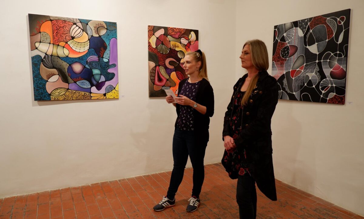 Samostalna Izložba mentalni Vrtovi akademske Umjetnice maje Cipek otvorena Je U karlovačkoj Galeriji Zilik (14)