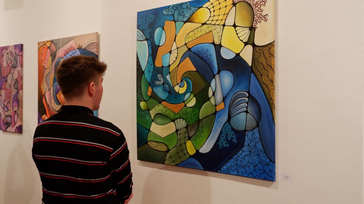 Samostalna Izložba mentalni Vrtovi akademske Umjetnice maje Cipek otvorena Je U karlovačkoj Galeriji Zilik (18)