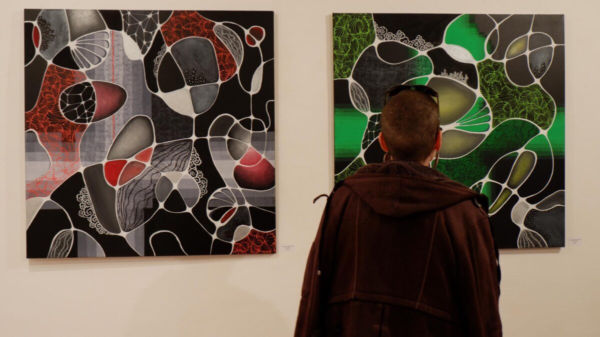 Samostalna Izložba mentalni Vrtovi akademske Umjetnice maje Cipek otvorena Je U karlovačkoj Galeriji Zilik (6)