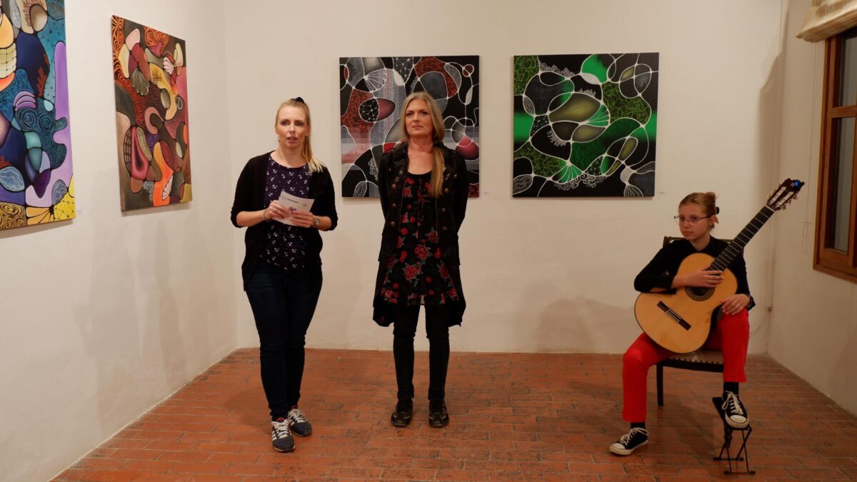 Samostalna Izložba mentalni Vrtovi akademske Umjetnice maje Cipek otvorena Je U karlovačkoj Galeriji Zilik (9)