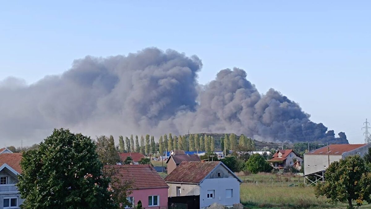 Veliki požar na Brijestu