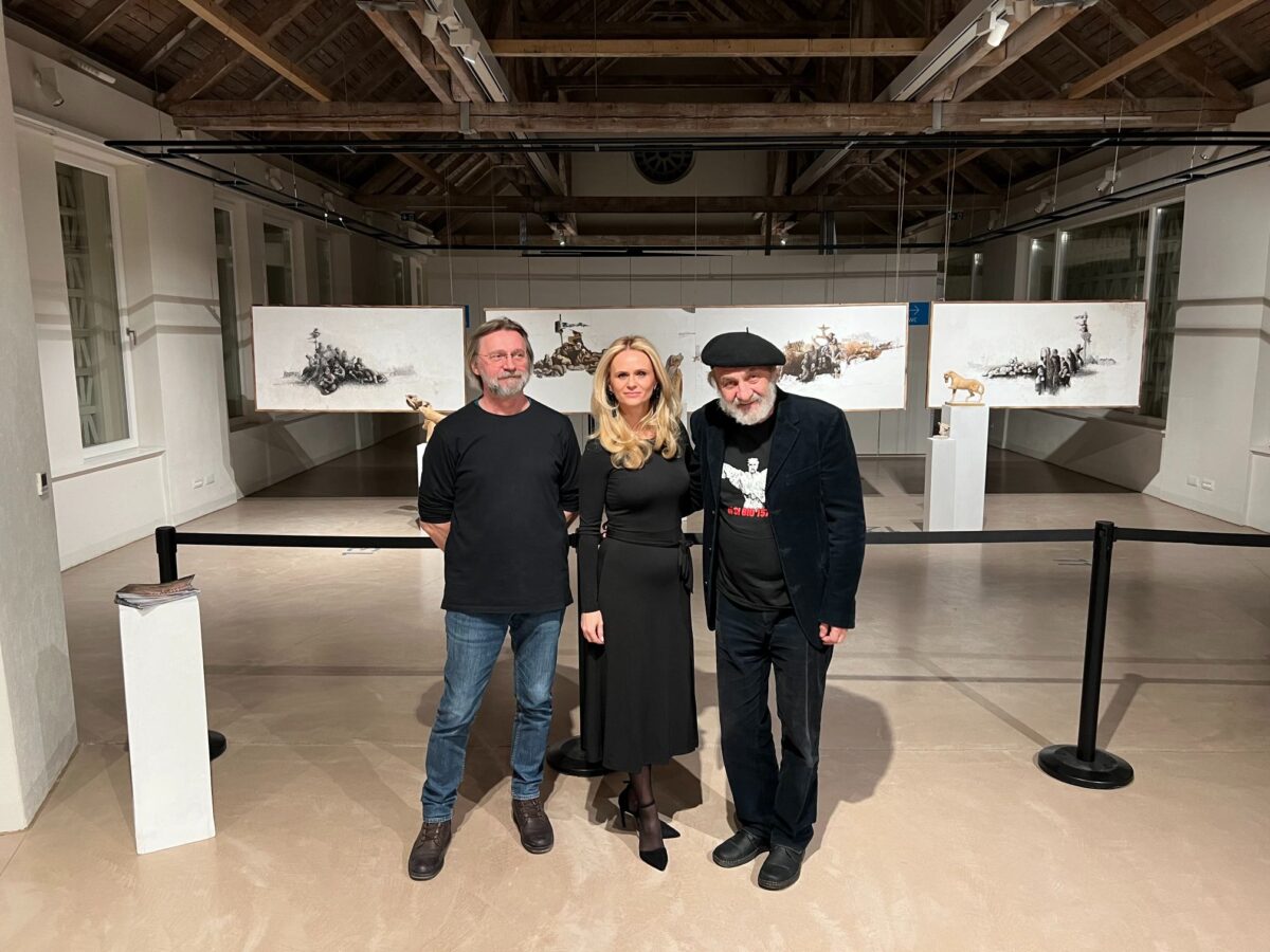 prof Višnja Poropat Vujnovac - Na otvorenju izložbe u povodu 450. obljetnice Seljačke bune