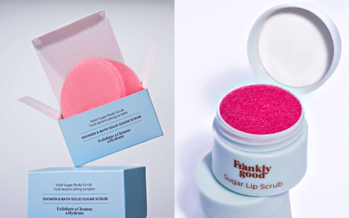 Frankly Good Shower & Bath Sugar Scrub I Lip Scrub