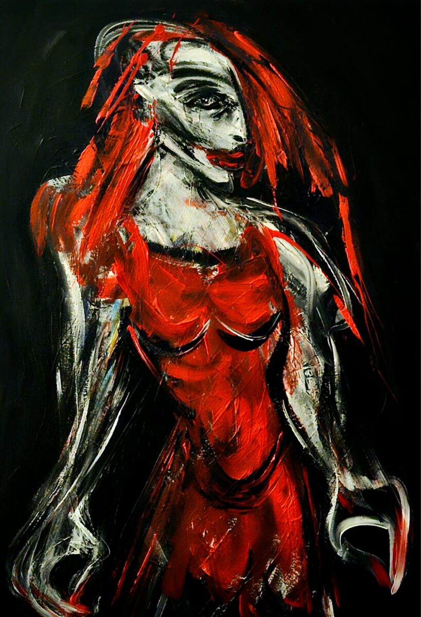 DuŠko Šibl Vrijeme Prolazi, Ljepota Ostaje 100 X 75 Cm