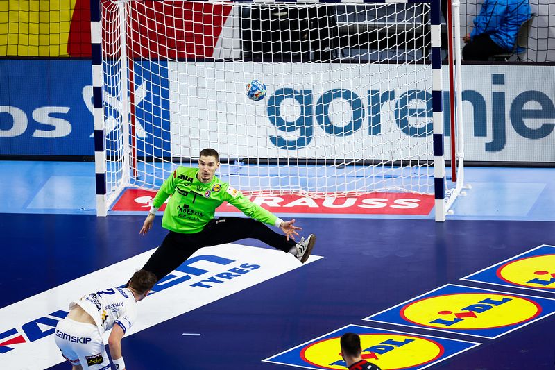 Dominik KUZMANOVIĆ, Croatia vs Iceland, Men's EHF EURO 2024 Germany, Cologne, Germany, 22.01.2024, Mandatory Credit © Uros Hocevar / kolektiff