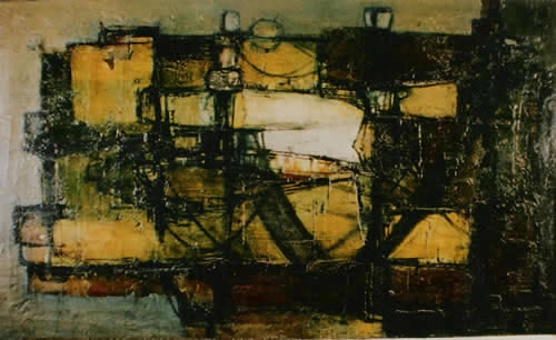 Slobodan Bobo SloviniĆ Oda Moru, 1964, Ulje Platno, 70×110