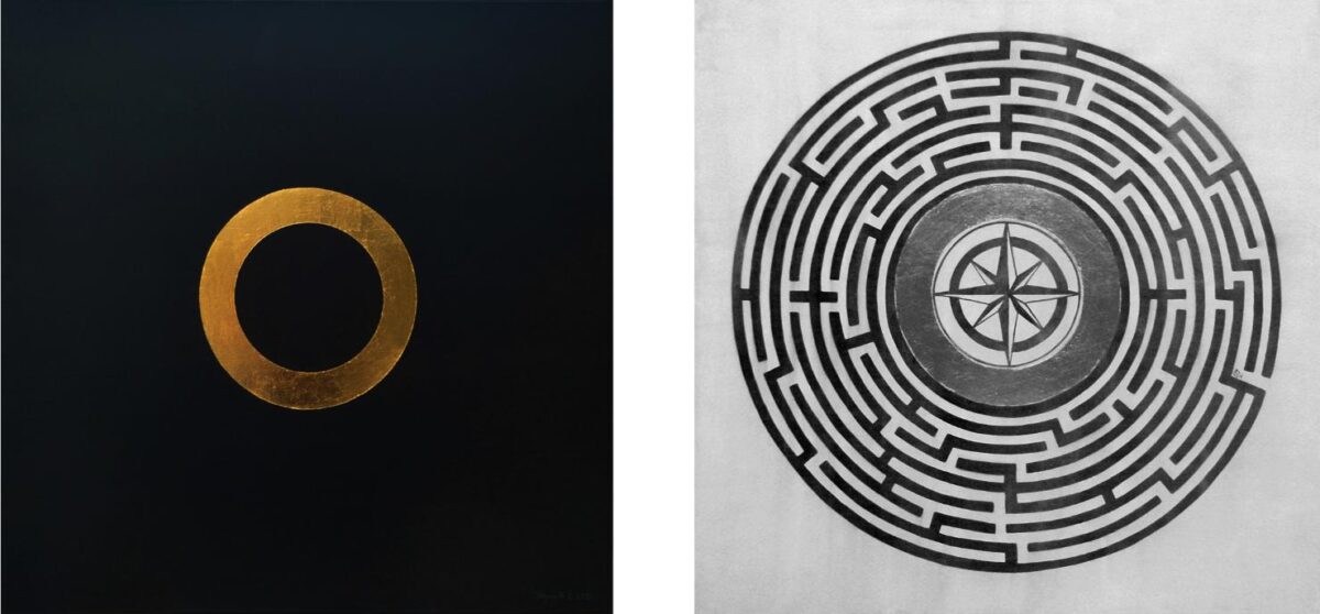 Tajna Ljubicastog Kruga Crno I Infra(crvenom) Izložba Ir Slika Dijane Nazor Čorda