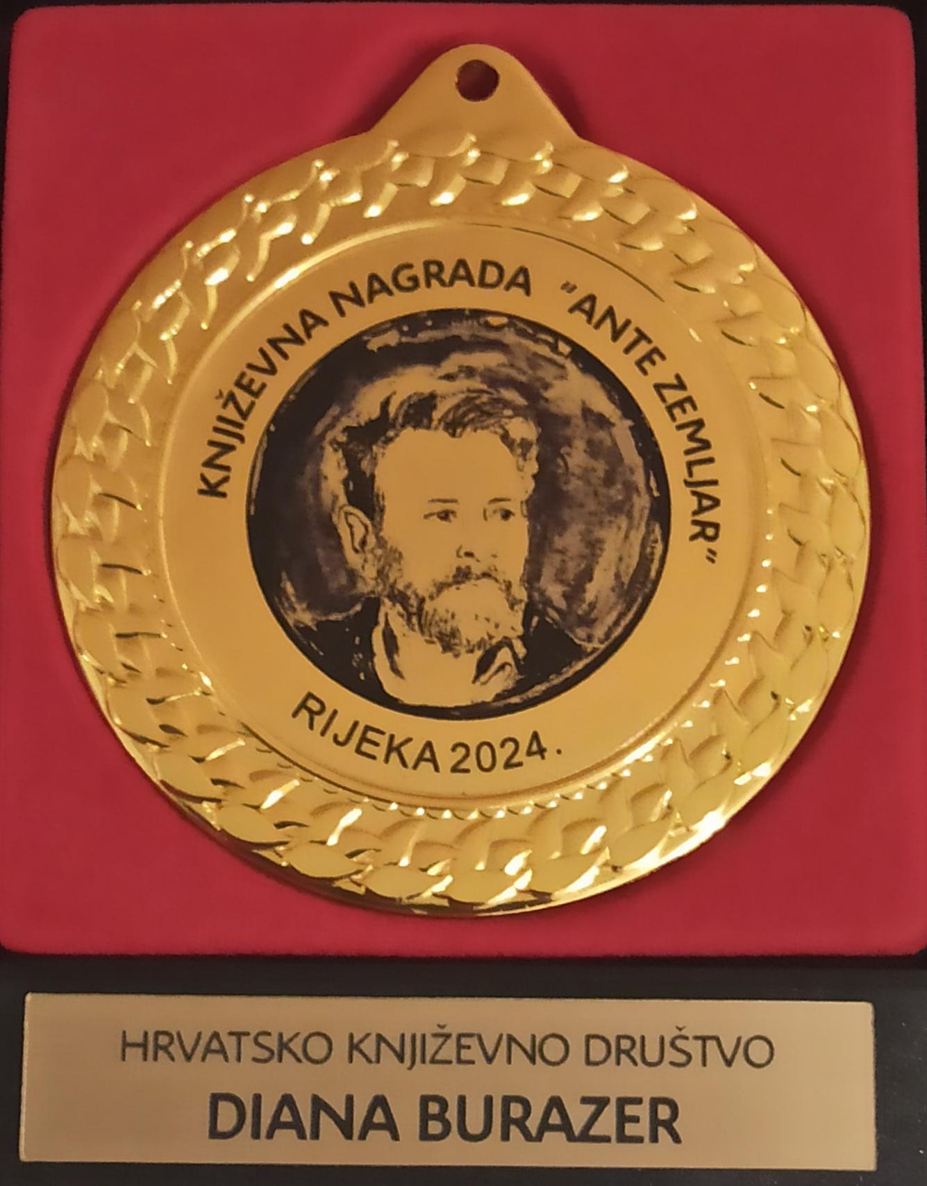 Diani Burazer Nagrada Ante Zemljar Za 2024