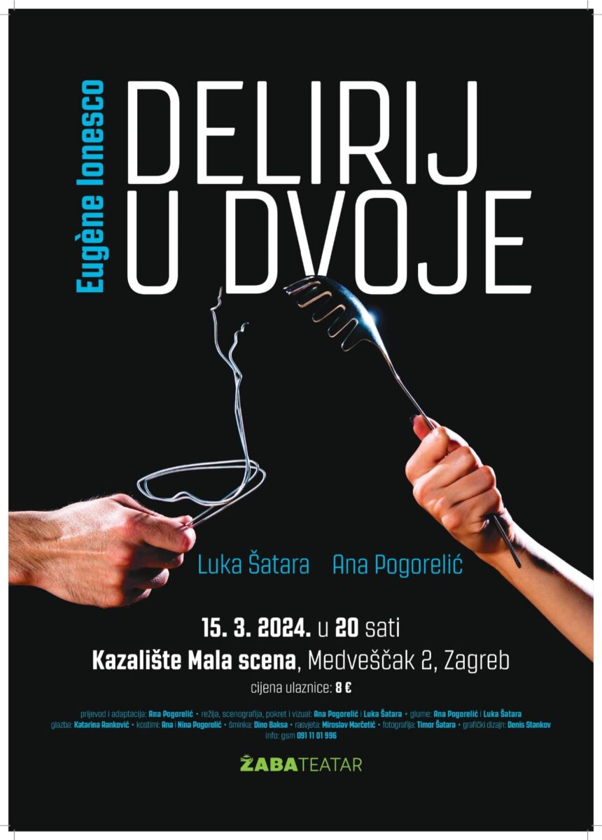 Delirij U Dvoje Kazališna Družina Žabateatar Mala Scena (1)