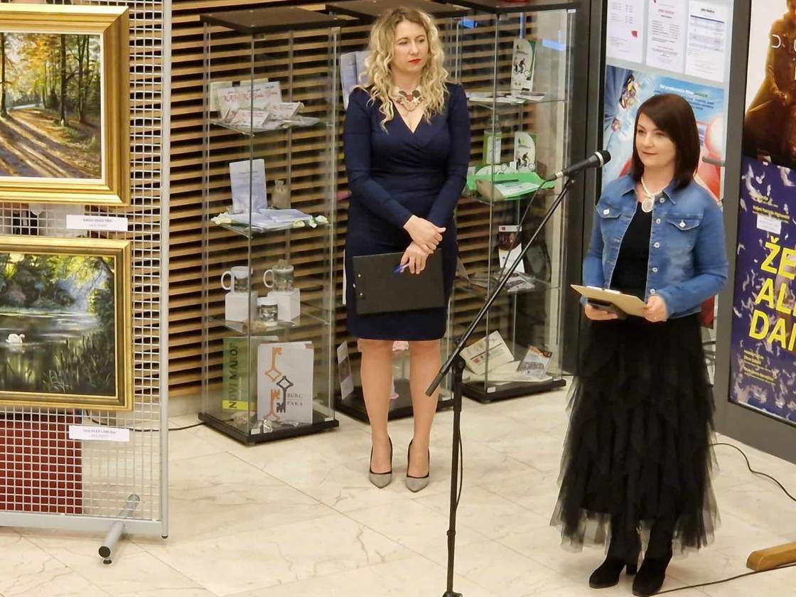 Gdje Se Zemlja Susreće S Dušom Reportaža Sa Svečansti Otvaranja Izložbe Brigite Vitez (2)