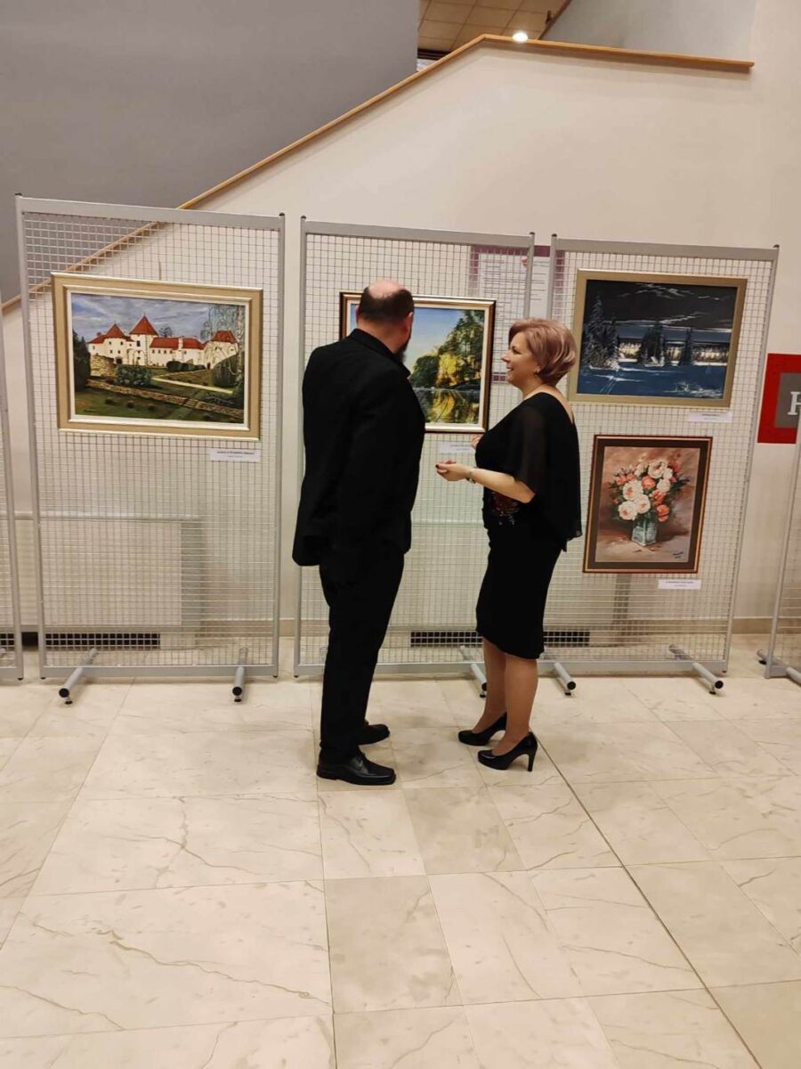 Gdje Se Zemlja Susreće S Dušom Reportaža Sa Svečansti Otvaranja Izložbe Brigite Vitez (37)