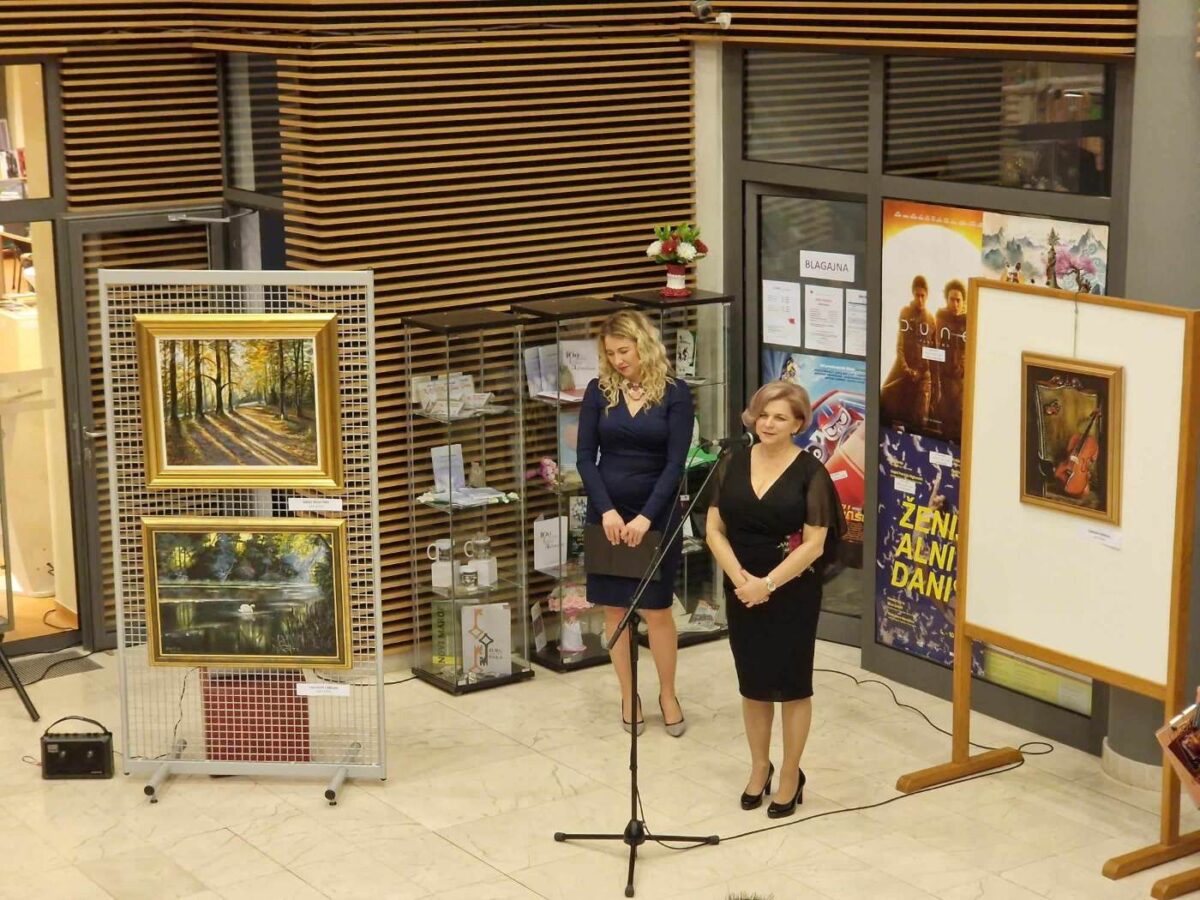 Gdje Se Zemlja Susreće S Dušom Reportaža Sa Svečansti Otvaranja Izložbe Brigite Vitez (7)