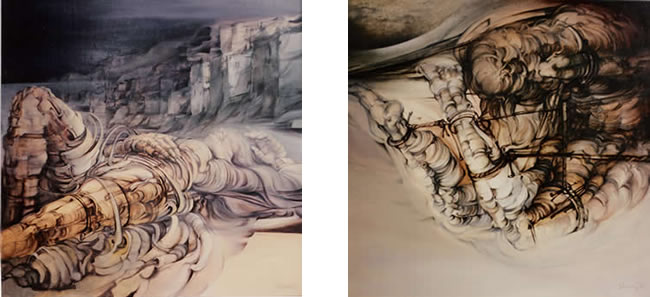 Liberto Slovinić IzbaČena Dama, 1978, Ulje Platno, 100×100 UkroĆena Goropad, 1978, Ulje Platno, 100×100