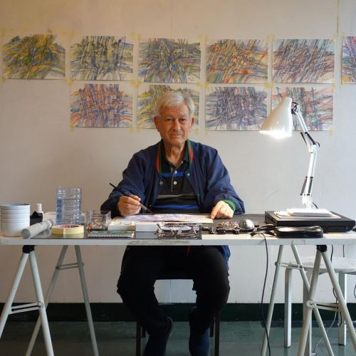 Liberto Slovinić U Svom Ateljeu