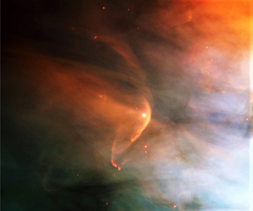 Sada postoje izravni dokazi o postojanju zvjezdanih vjetrova © NASAJPL-Caltech; NASA and The Hubble Heritage Team (STScIAURA)