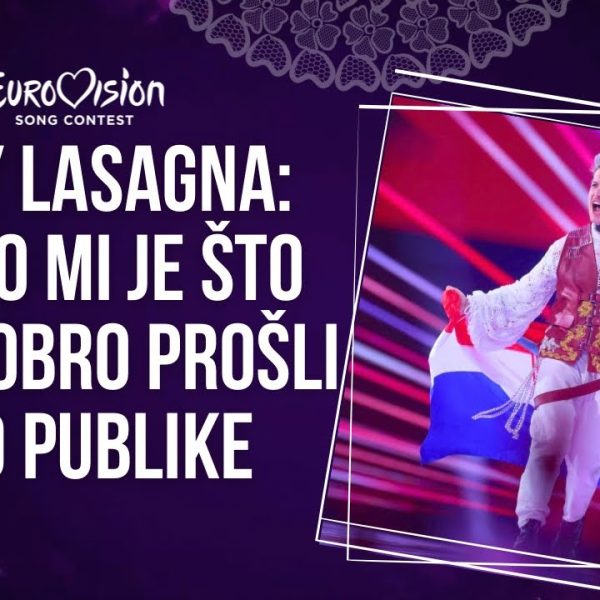 Baby Lasagna: Sretan sam što smo prošli kod publike