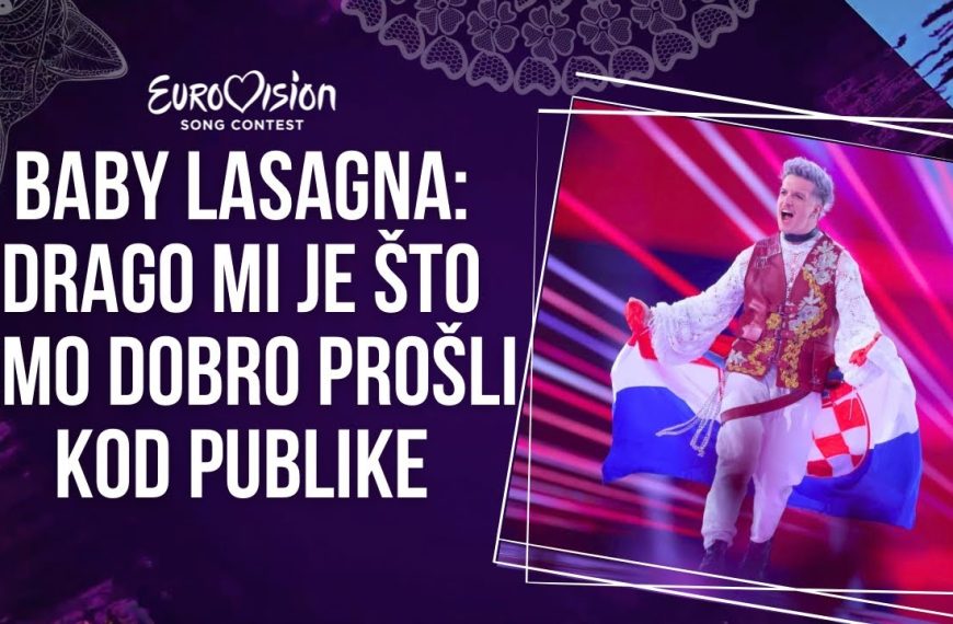 Baby Lasagna: Sretan sam što smo prošli kod publike