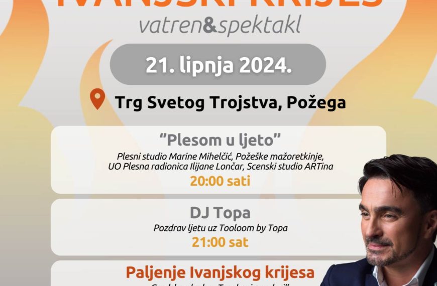 Ivanjski krijes 2024. – Turistička zajednica Grada Požege