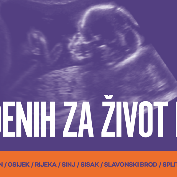 Hod za život organizirat će se ove godine u 15 hrvatskih gradova