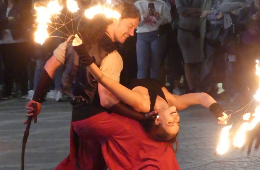 Plamingo Arts i Mad Sun Rises – animacijski program s vatrom