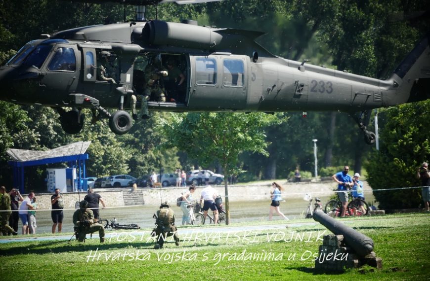 POSTANI HRVATSKI VOJNIK: Hrvatska vojska s građanima u Osijeku