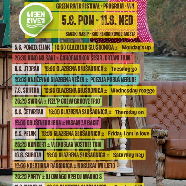 Green River Fest – najava programa četvrtog tjedna