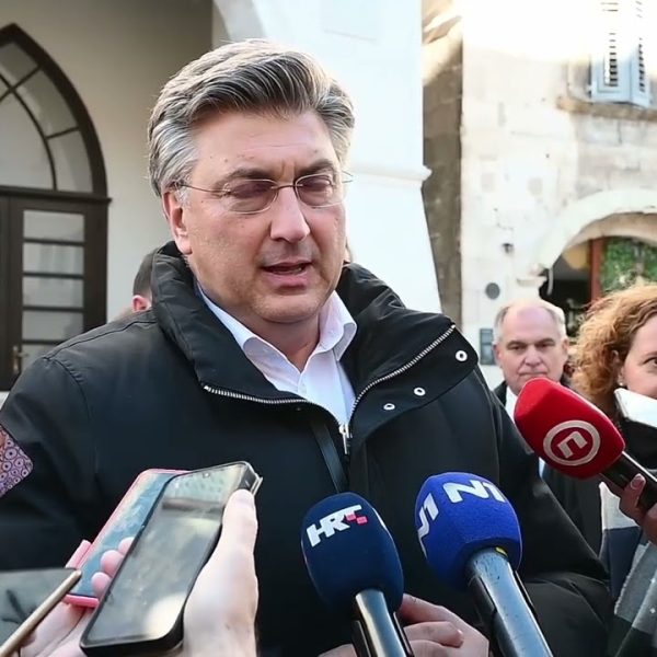 Split: Izjava za medije premijera Plenkovića