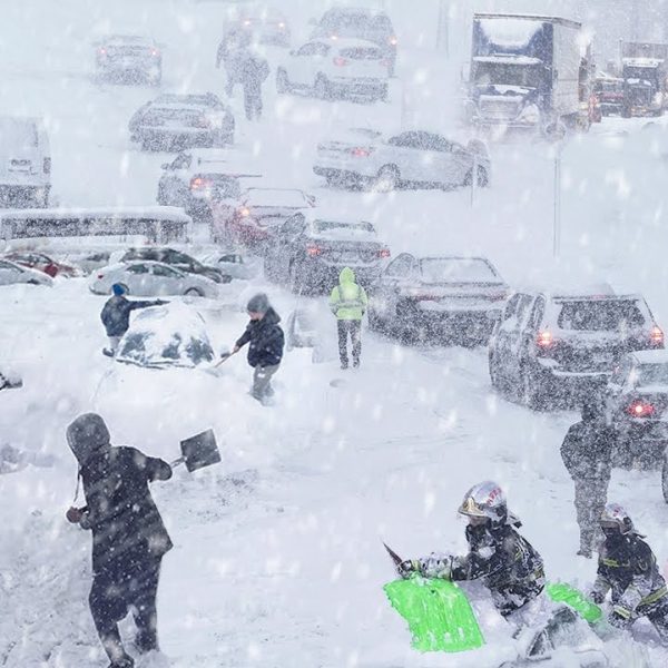 Prvi veći snijeg prekrio automobile i kuće u Nottinghamu