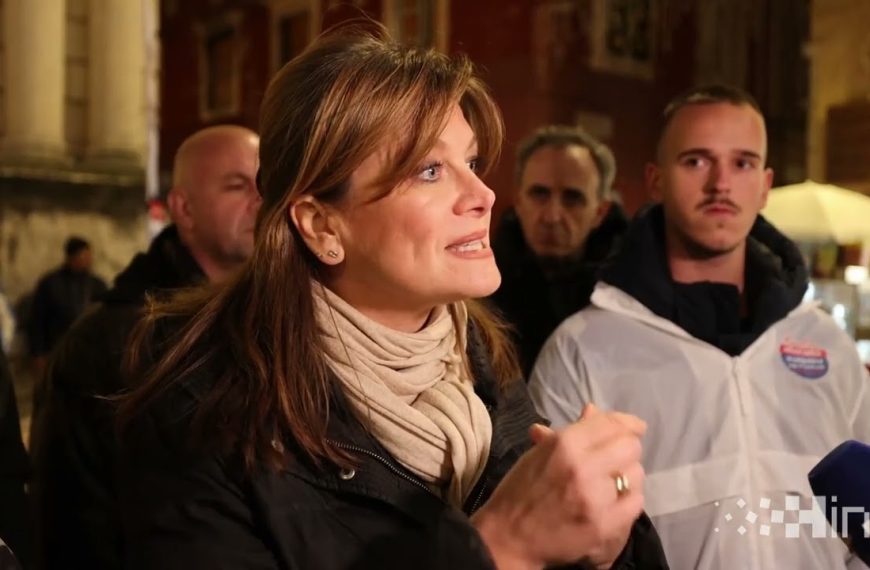 Zadar: Vidović Krišto na prikupljanju potpisa za svoju predsjedničku kandidaturu