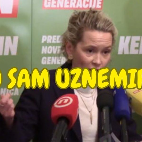 Ivana Kekin na izvanrednoj presici: Radi se o klasičnom pokušaju zastrašivanja
