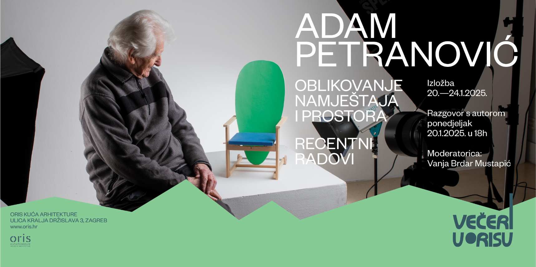 Adam Petranović – otvorenje izložbe i razgovor, 20. siječnja