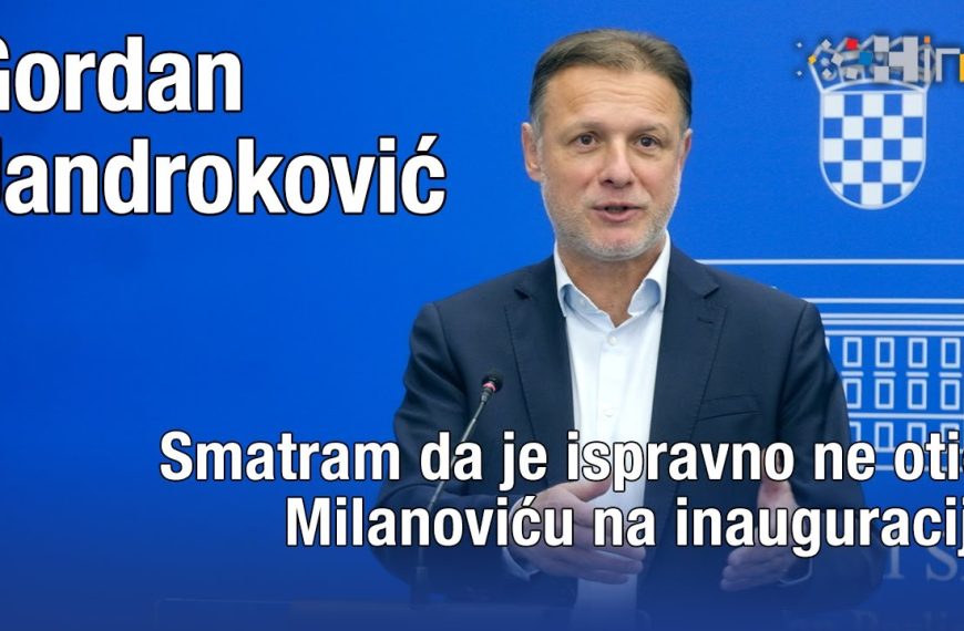 Smatram da je ispravno ne otići Milanoviću na inauguraciju