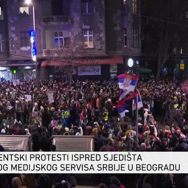 Beograd: Nastavlja se masovni prosvjed građana