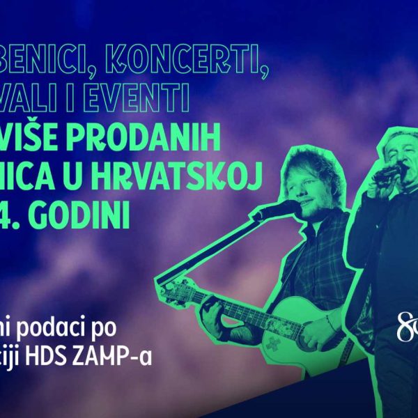 Bestselleri 2024. godine: najpopularniji glazbenici i događanja uživo