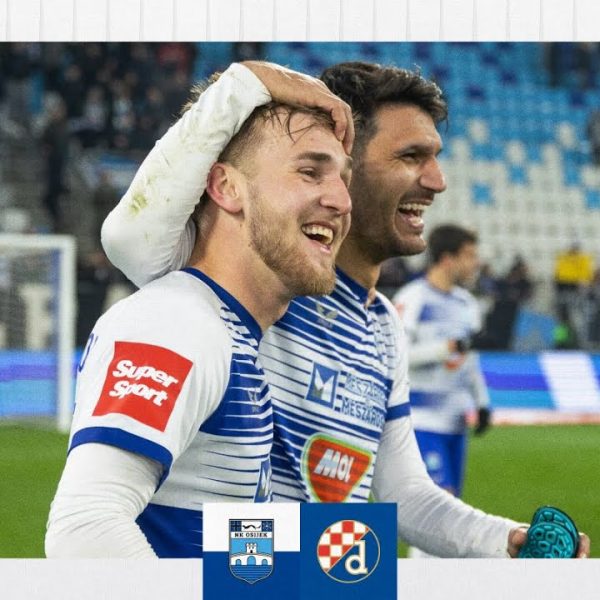 Tekma 20. kola SHNL-a, između Osijeka i Dinama, završila je rezultatom 2:1