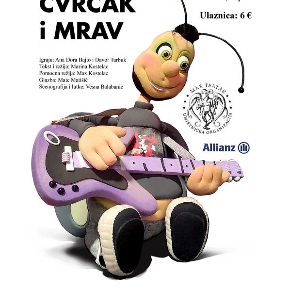 Cvrčak i mrav – Lutkarska predstava Max teatra