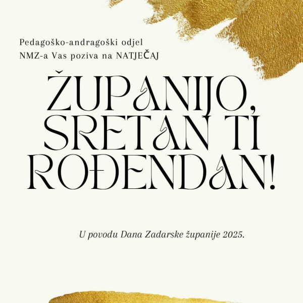Poziv na natječaj: Županijo, sretan ti rođendan!