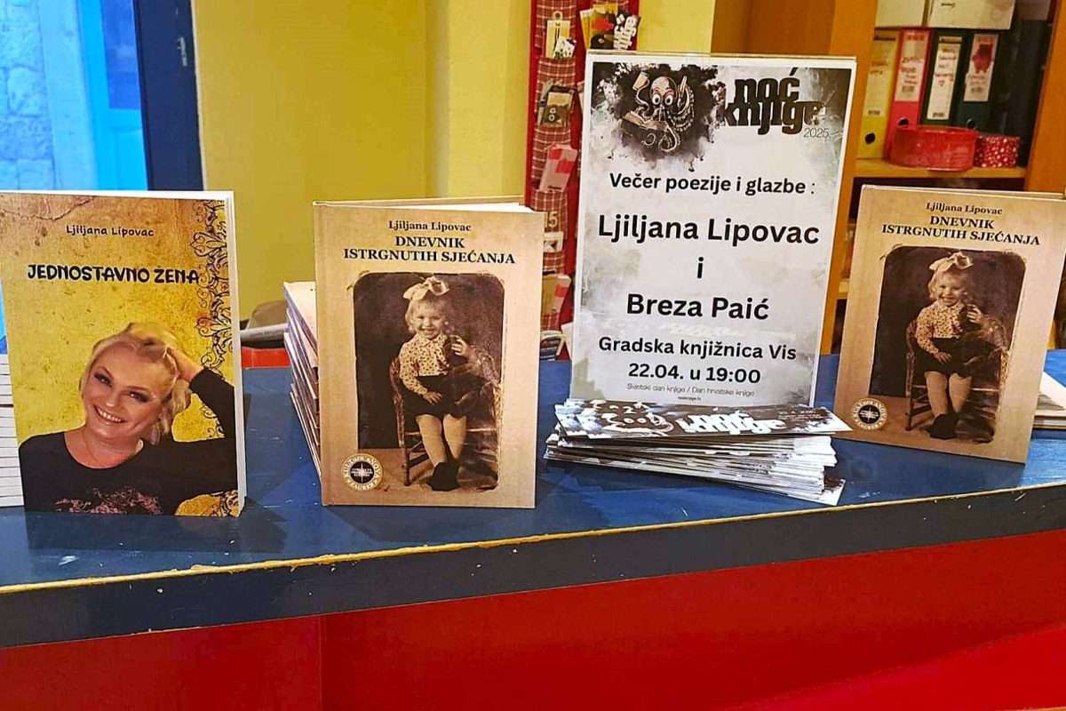 U Noći knjige na otoku Visu