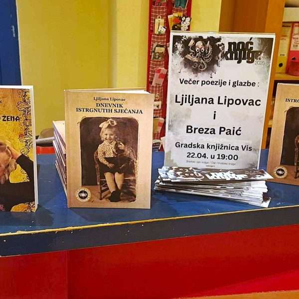 U Noći knjige na otoku Visu