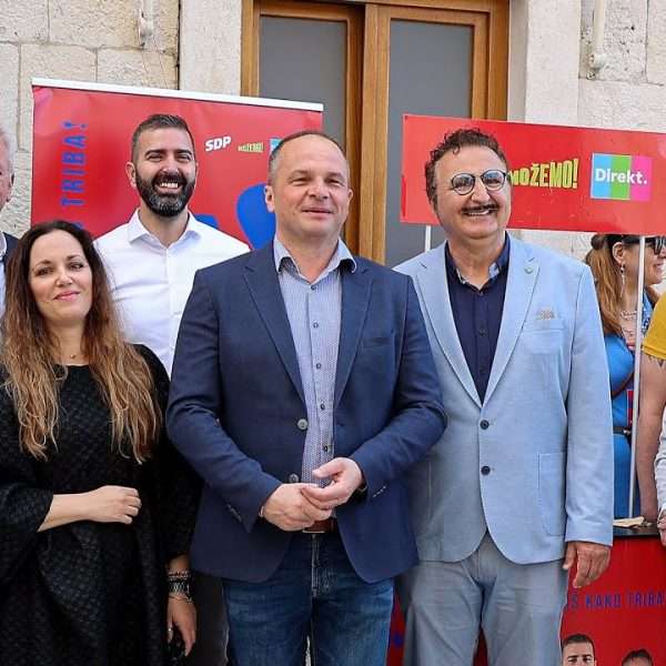 Hajdaš Dončić na predstavljanju koalicije SDP-a, Možemo i Direkta