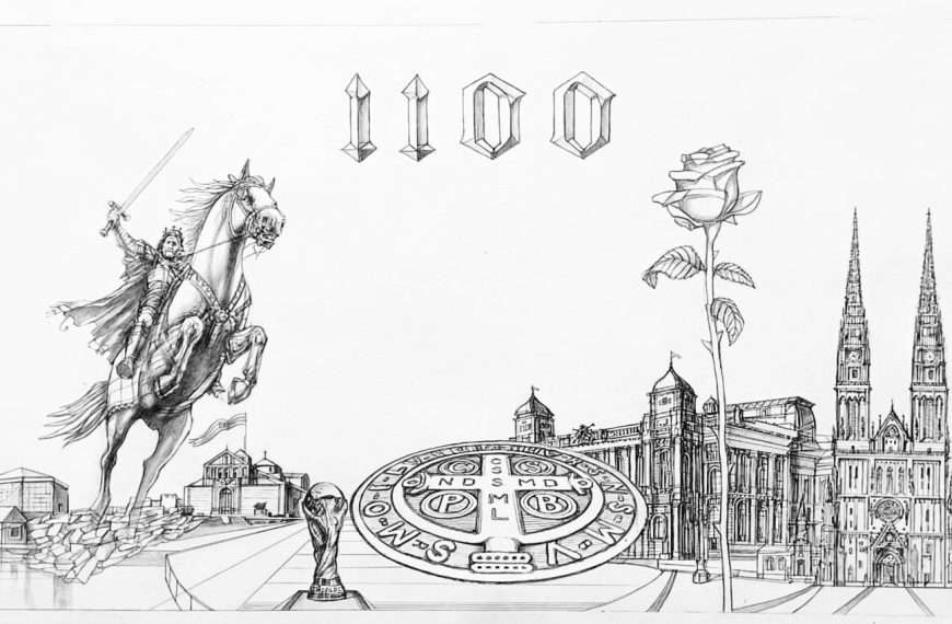 Najava izvođenja murala od 11 metara Damira Medvešeka u povodu 1100 obljetnica hrvatskog kraljevstva