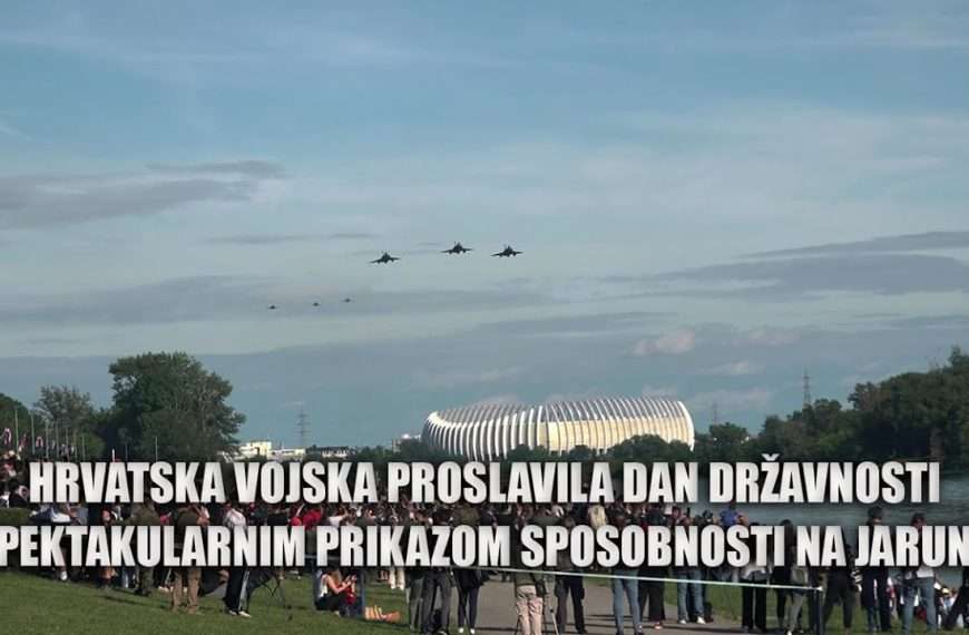 Hrvatska vojska proslavila Dan državnosti spektakularnim prikazom sposobnosti na Jarunu